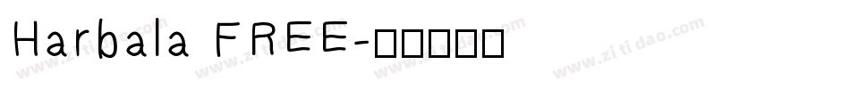 Harbala FREE字体转换